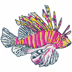 Fishes Embroidery Design 12 Fishes Embroidery Design 12